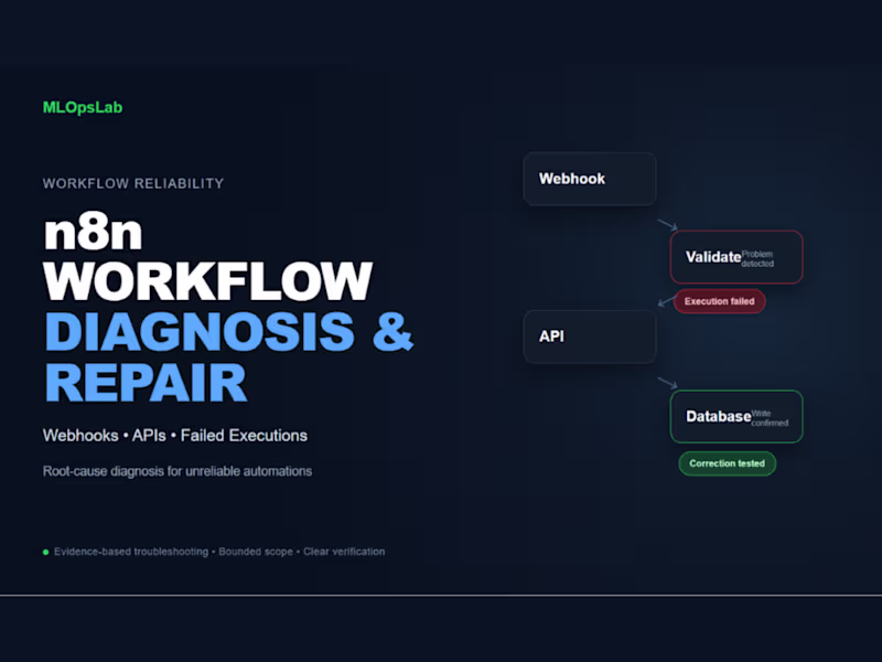 Cover image for n8n Workflow & API Troubleshooting