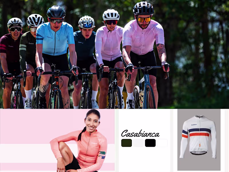 Cover image for Shopify store design and CRO for Casabianca Cycling