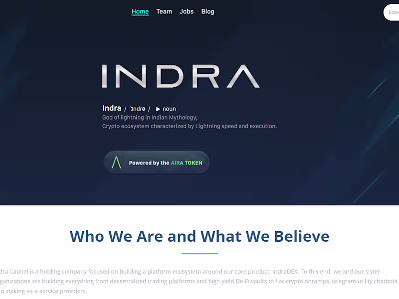Cover image for Indra Capital Crypto