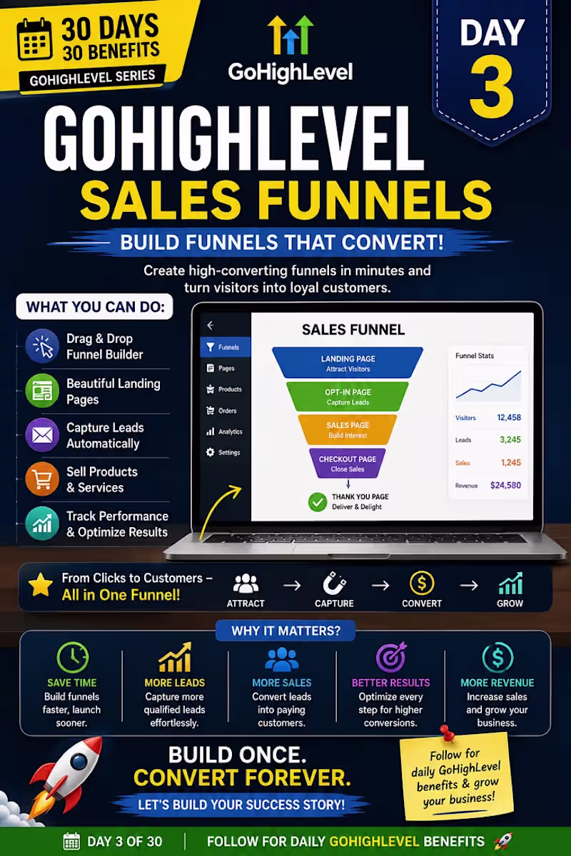 Cover image for GoHighLevel Website & Funnel Design