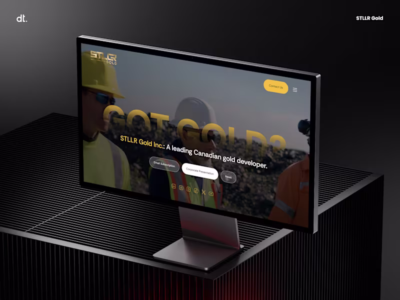Cover image for STLLR Gold | Redesign & Framer Development