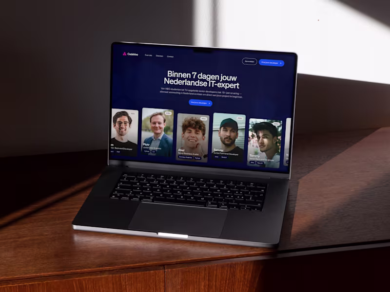 Cover image for Codehive — Matching young developers with their next employer
