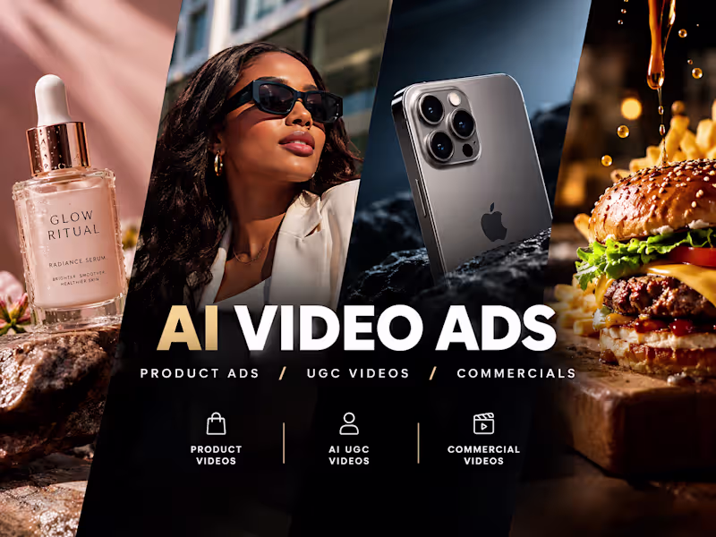 Cover image for AI Video Ads, UGC Product Videos & Commercials