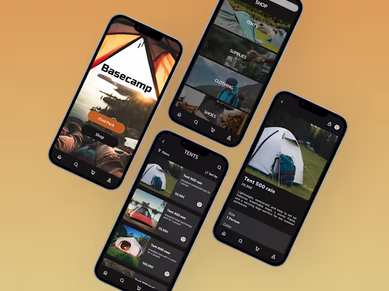 Cover image for Camping Supply Store App Development