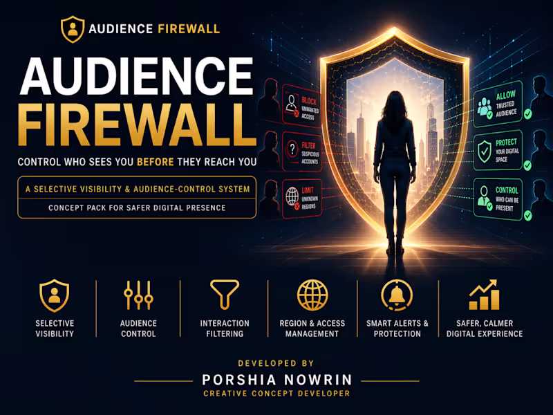 Cover image for Audience Firewall is a selective