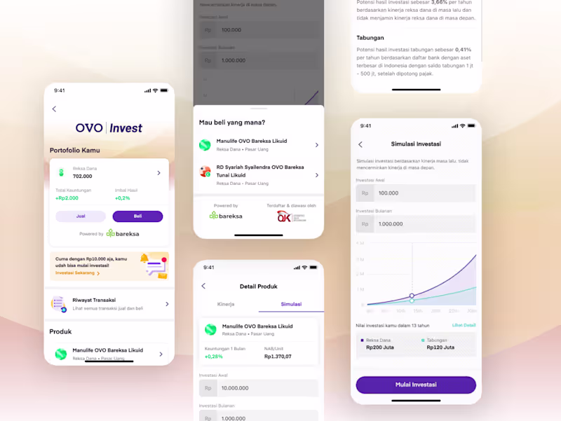 Cover image for Enabling non-Investors using Investment Simulation in OVO Invest