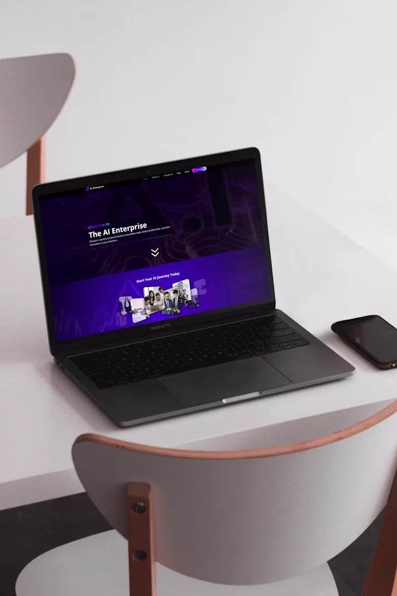 Cover image for AI Enterprise Website - Webflow