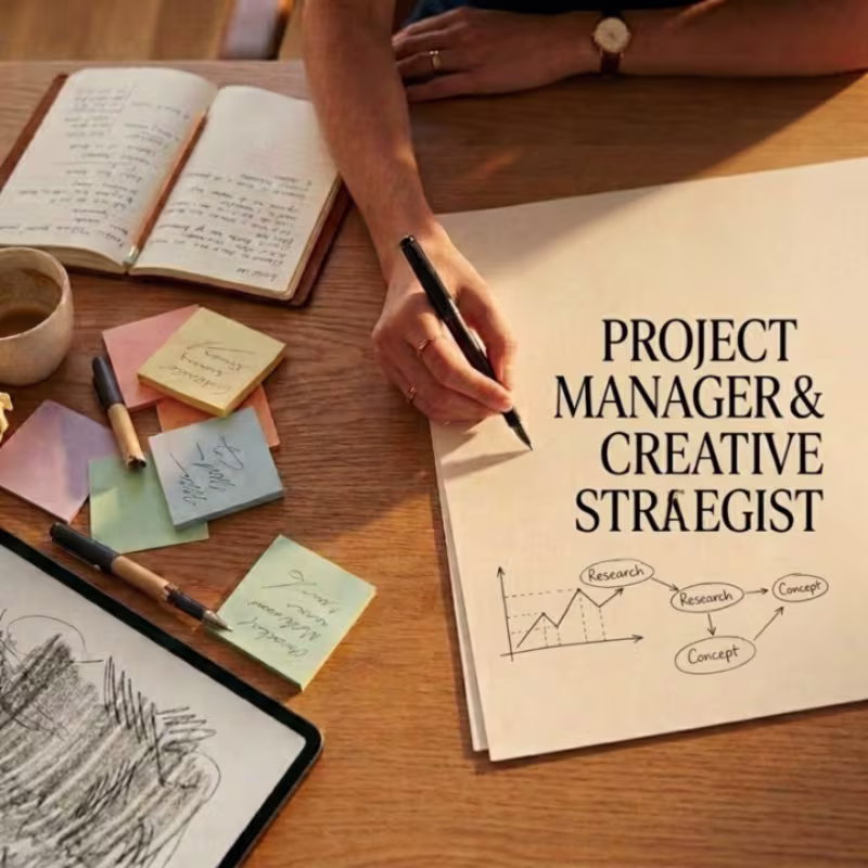 Cover image for Project Manager | Creative Strategist |
