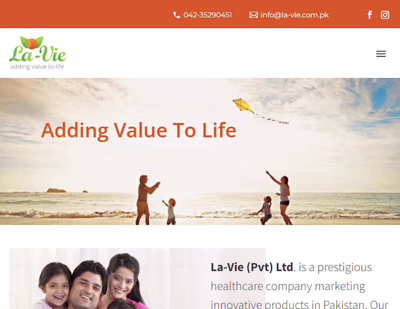 Cover image for la-vie.com.pk