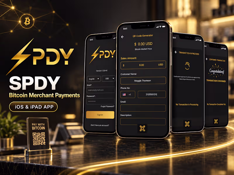 Cover image for Merchant-Focused Mobile Wallet & Payment App - SPDY