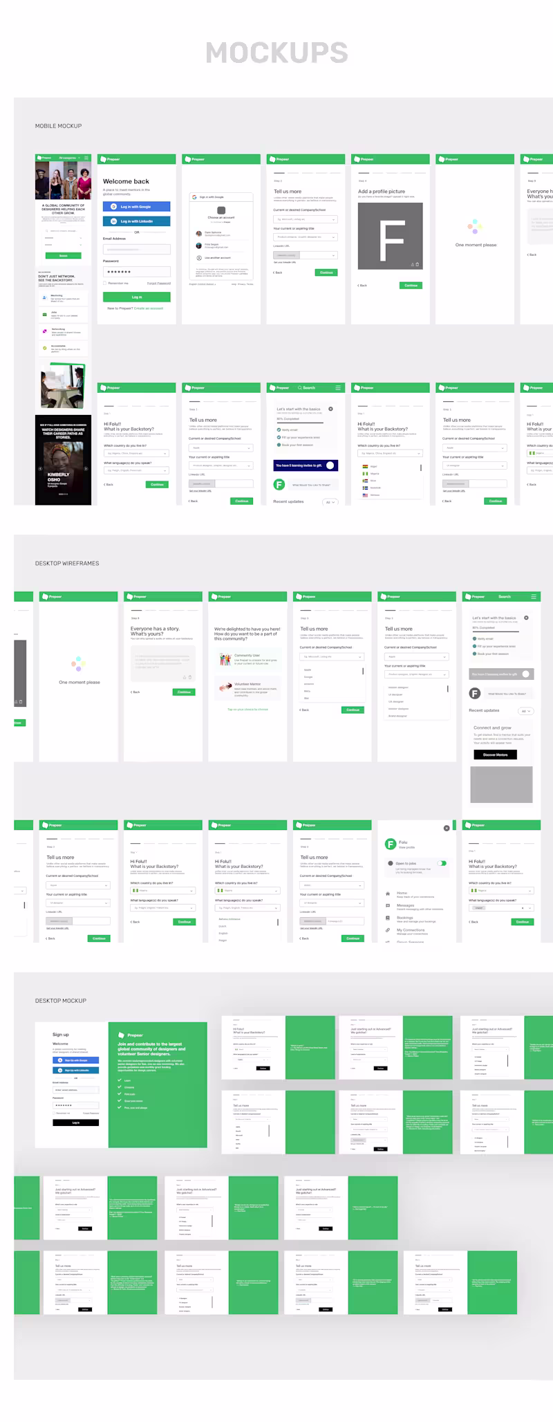 Cover image for Web and Mobile App design