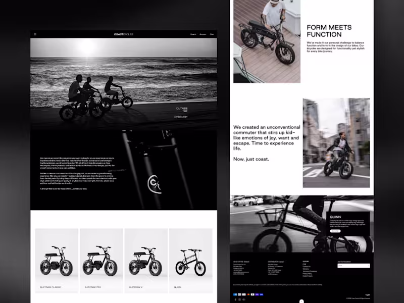 Cover image for Coast Cycles, a premium bicycle