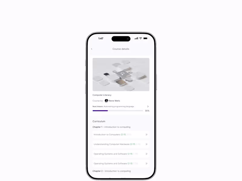 Cover image for Mobile Application Design