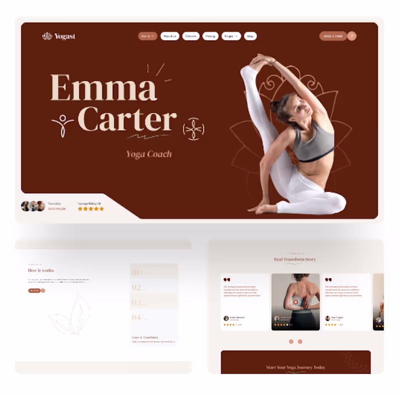 Cover image for 🧘‍♀️ Yogast — Wellness, Beautifully Designed