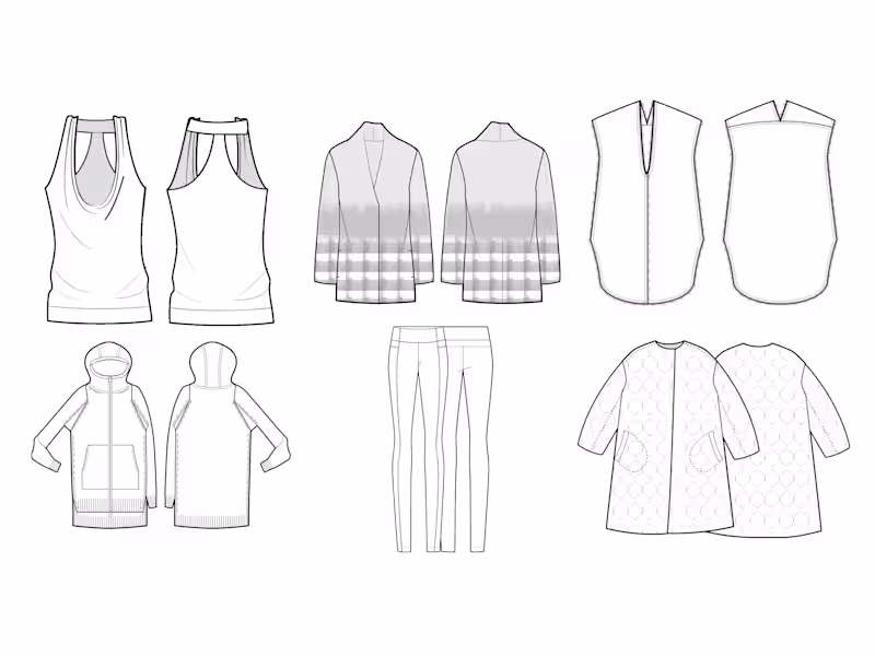 Cover image for Technical Flat Sketches