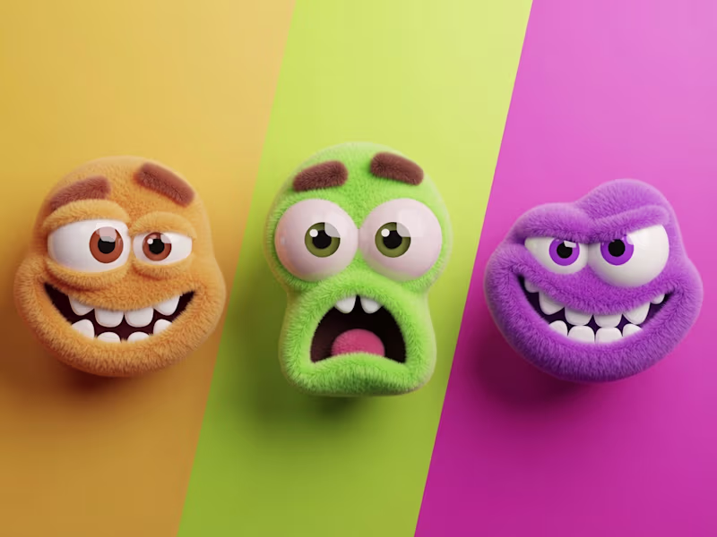 Cover image for A playful 3D character design