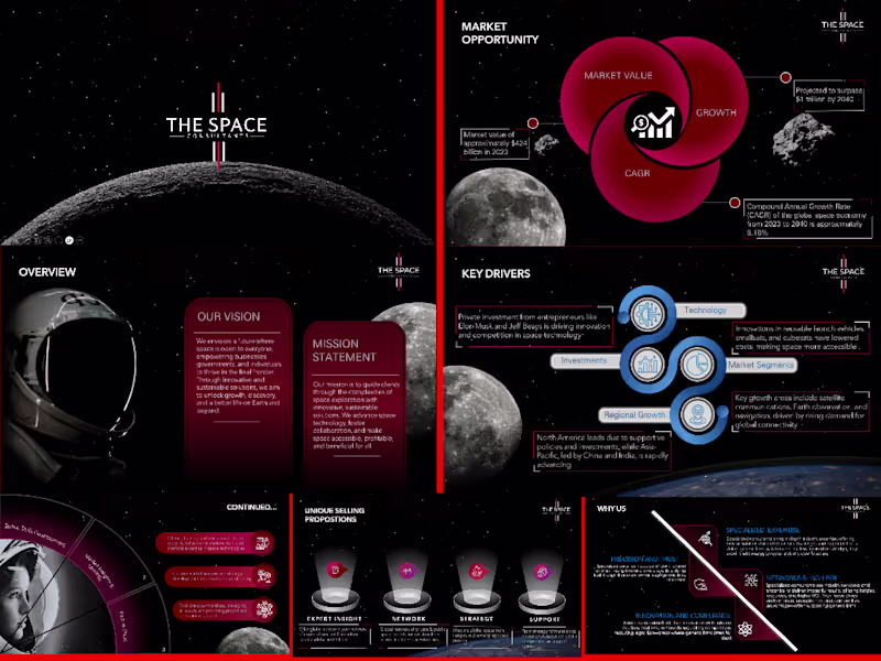 Cover image for THE SPACE CONSULTANTS, CLIENT FACING MATERIAL