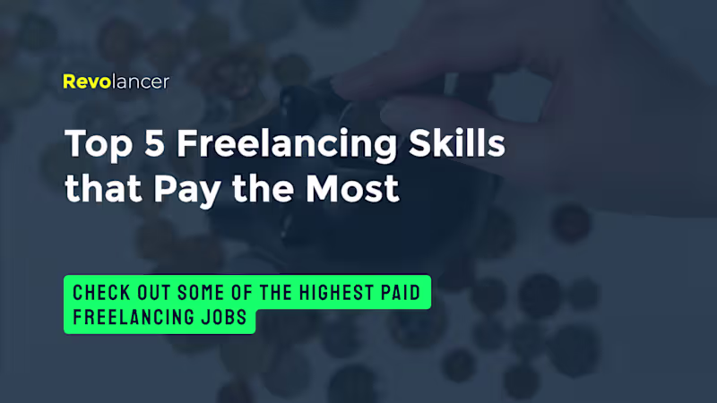 Cover image for Top 5 freelancing skills that pay the most