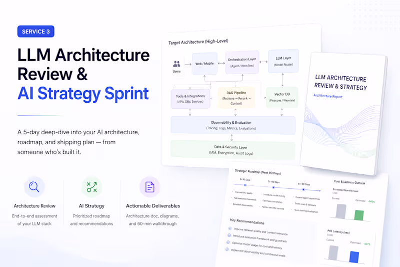 Cover image for LLM Architecture Review & AI Strategy Sprint