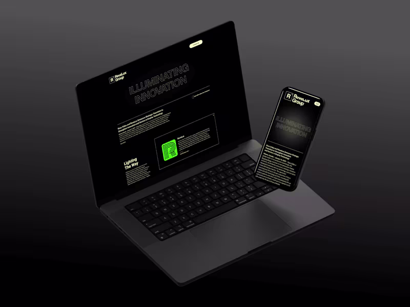 Cover image for ReveLux Group – Landing Page Development for Global Reach