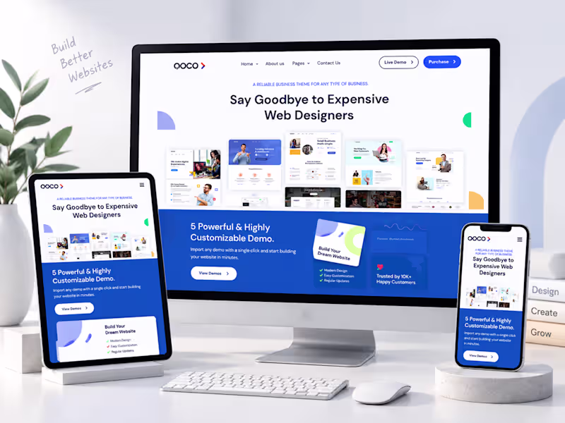 Cover image for Multipurpose Business WordPress Theme | Elementor & Figma