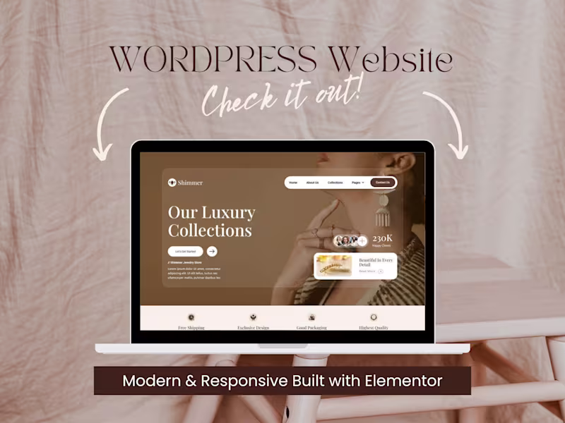 Cover image for Modern & Responsive Websites | WordPress & Elementor