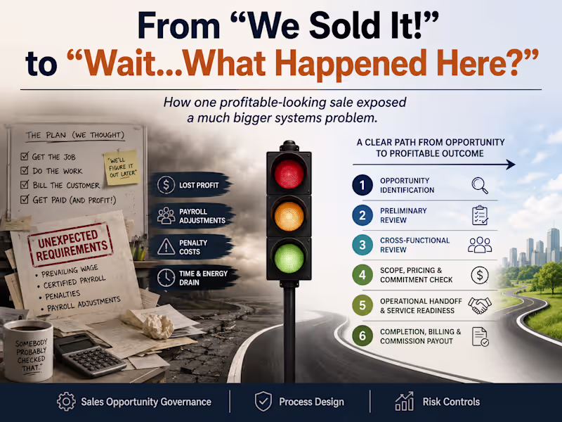 Cover image for Sales Opportunity Governance & Process Redesign