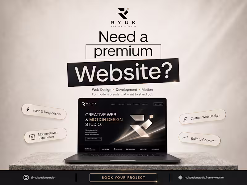 Cover image for High-Converting Websites for Modern Brands