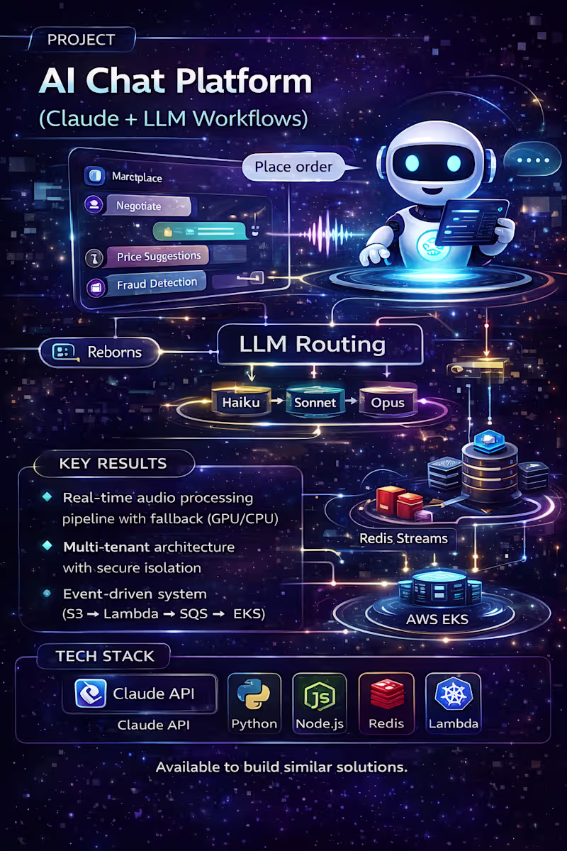 Cover image for AI Chat Platform (Claude +