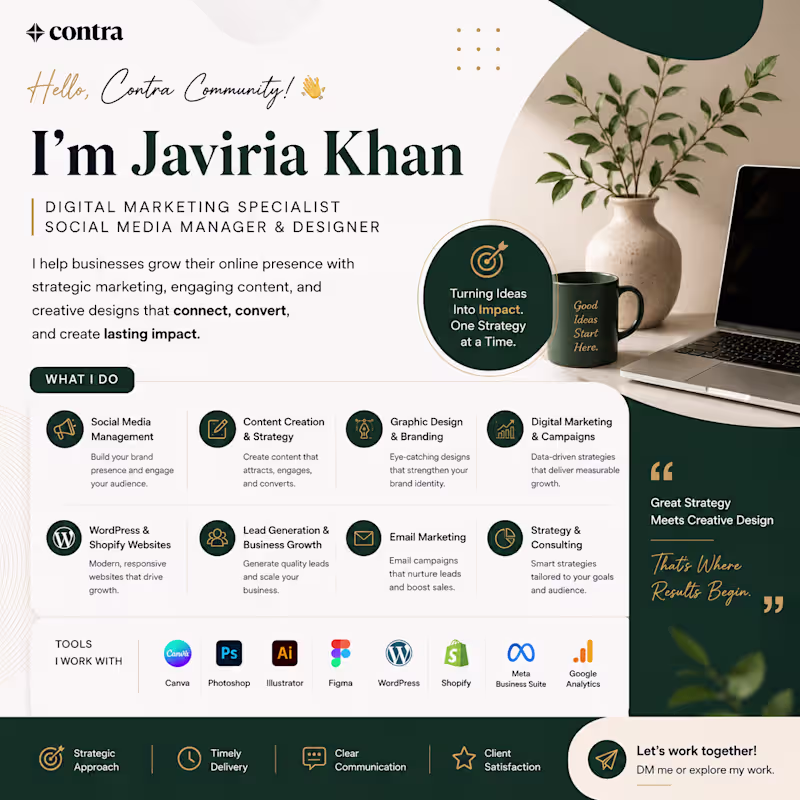 Cover image for 👋 Hi everyone!
I'm Javiria Khan,