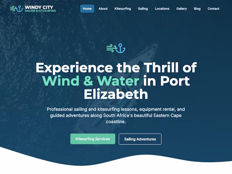 Cover image for Windy City - Sailing & Kitesurfing in Port Elizabeth