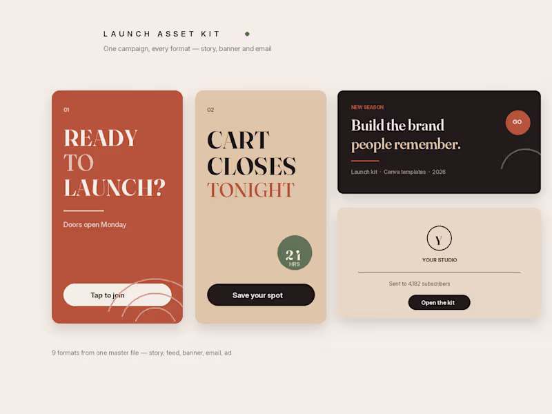 Cover image for New Season — Multi-Format Launch Asset Kit