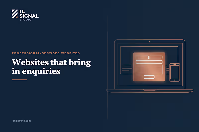 Cover image for Conversion-Focused Website for Professional-Services Firms