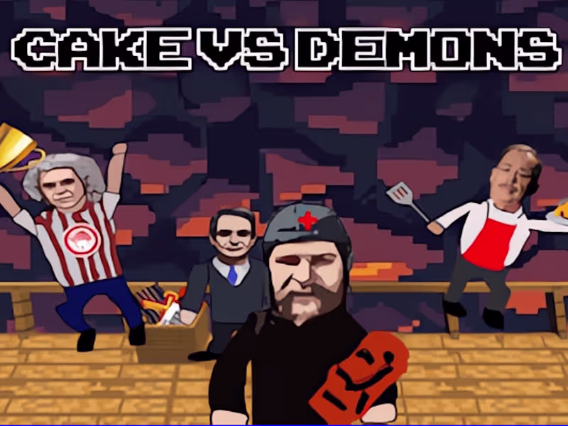 Cover image for Cake Vs Demons | Arcade Meme Shooter Game