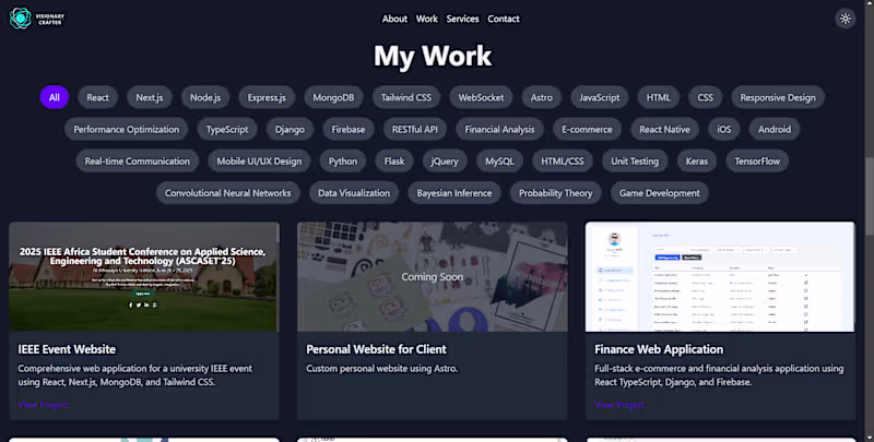 Cover image for Personal Portfolio Website