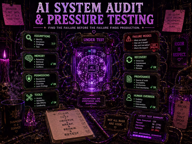 Cover image for AI System Audit & Pressure Testing