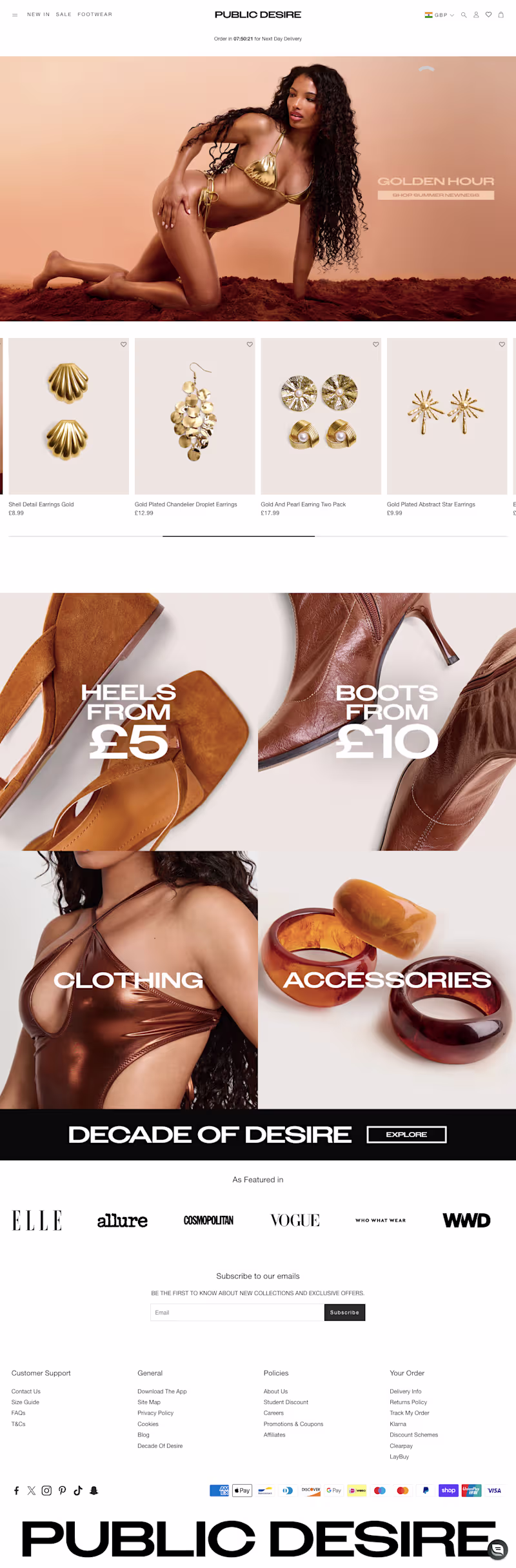 Cover image for Public Desire is a UK-based