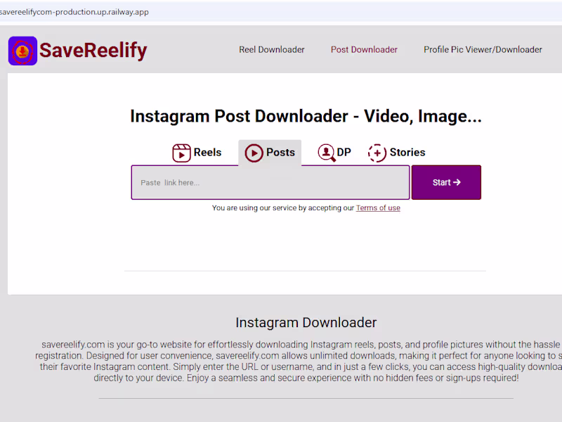 Cover image for Instagram Posts Downloader || Posts | Reels | DP