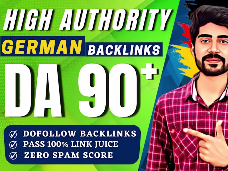 Cover image for High authority dofollow German SEO backlinks from quality sites