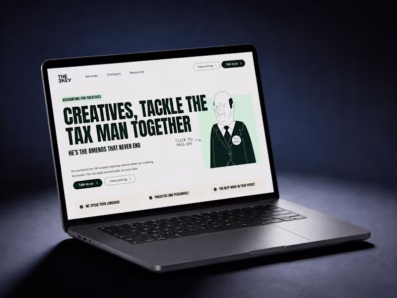 Cover image for The3Key WordPress Website
