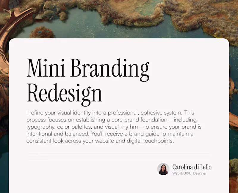 Cover image for Mini Branding Redesign
