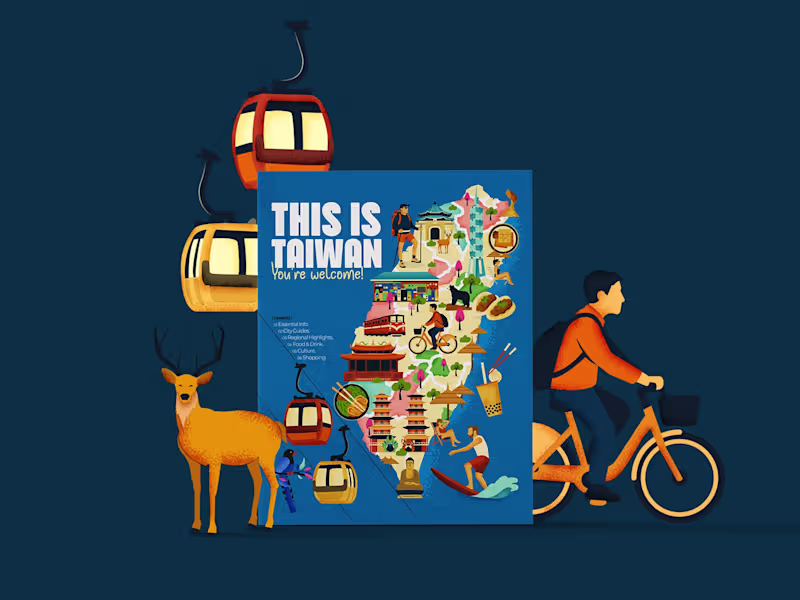 Cover image for  This Is Taiwan | Illustrated Travel Guide Book.