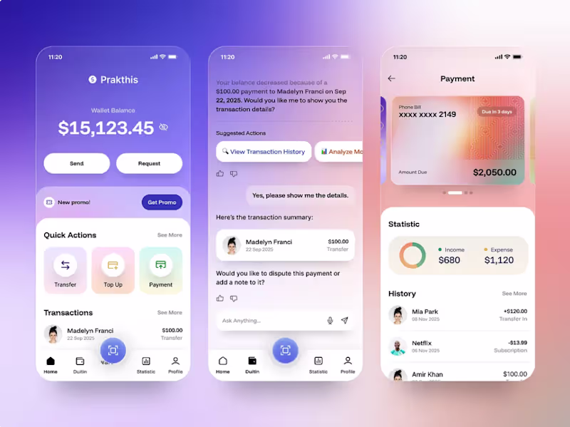 Cover image for Prakthis — Custom iOS Finance