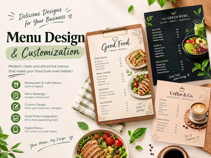 Cover image for Menu Design 
