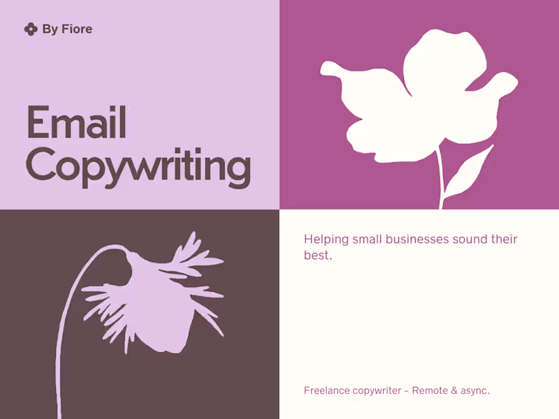 Cover image for Email Copywriting for Small Businesses