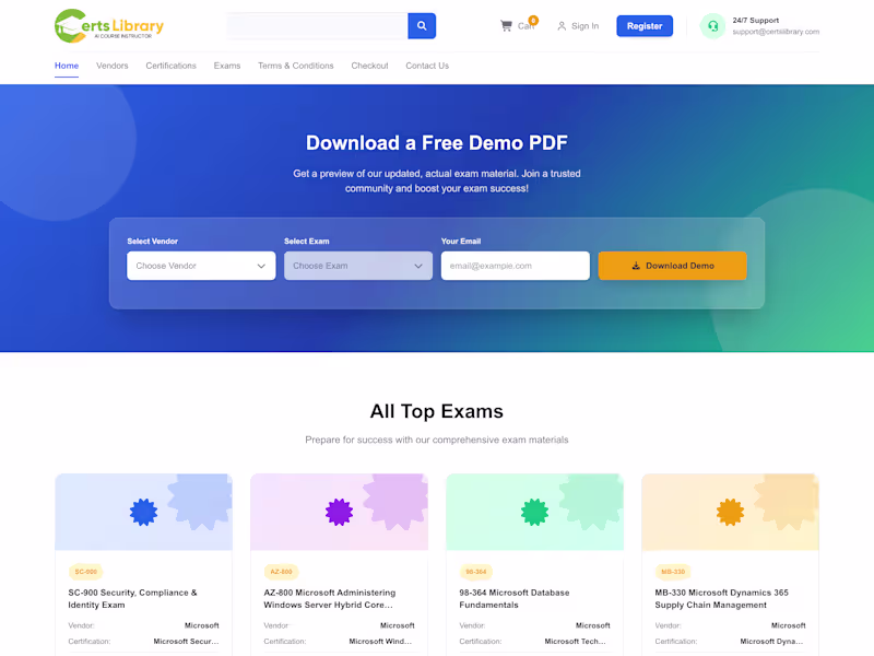 Cover image for CertsLibrary Multi-tenant SaaS Platform