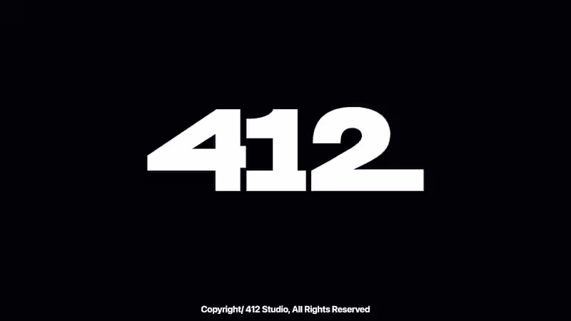 Cover image for 412Studio CV