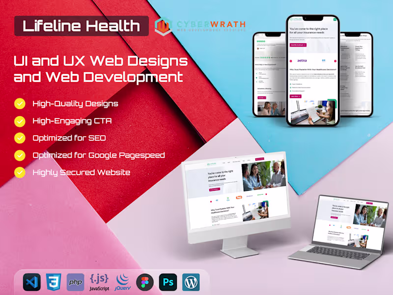 Cover image for Professional Website Development with performance and security