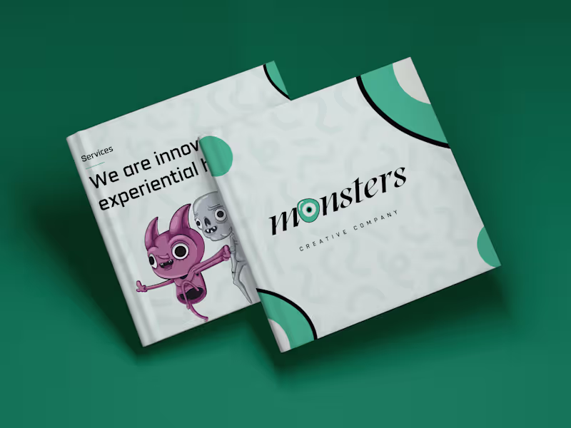 Cover image for Monsters | Logo Design and Brand Style Guide.