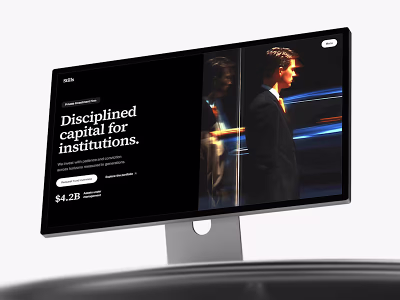 Cover image for Framer Website Implementation for Investment & Professional Firm